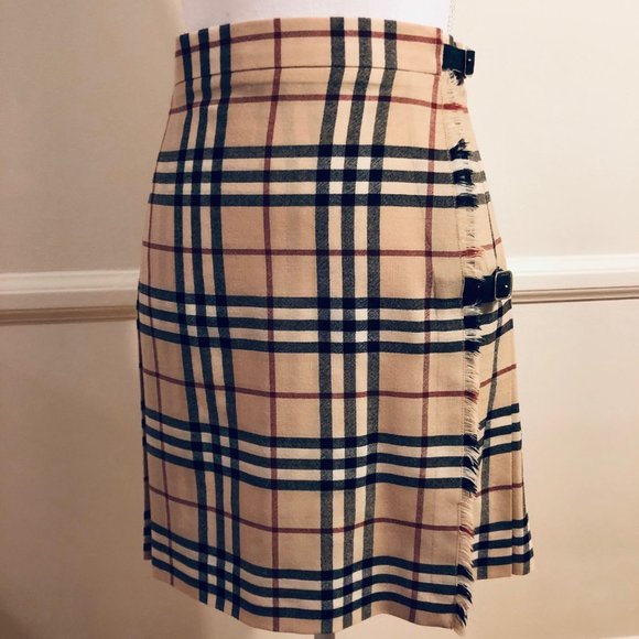 burberry kilt skirt